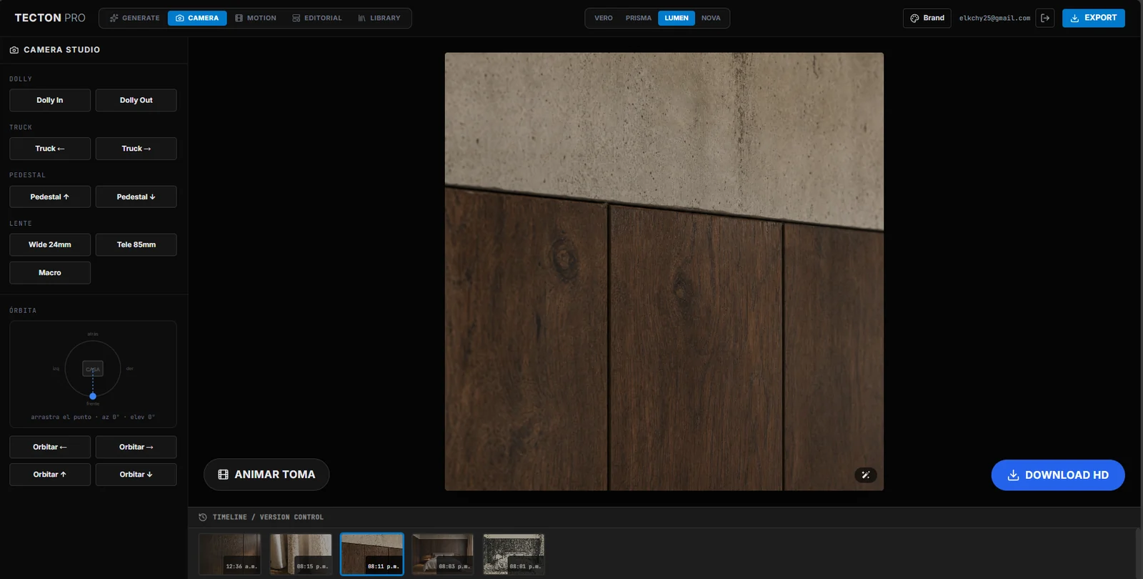 Tecton Pro — Camera
